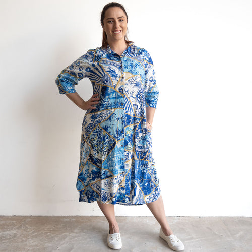 Resort Shirt Dress - 50 Years Oriental - 30259