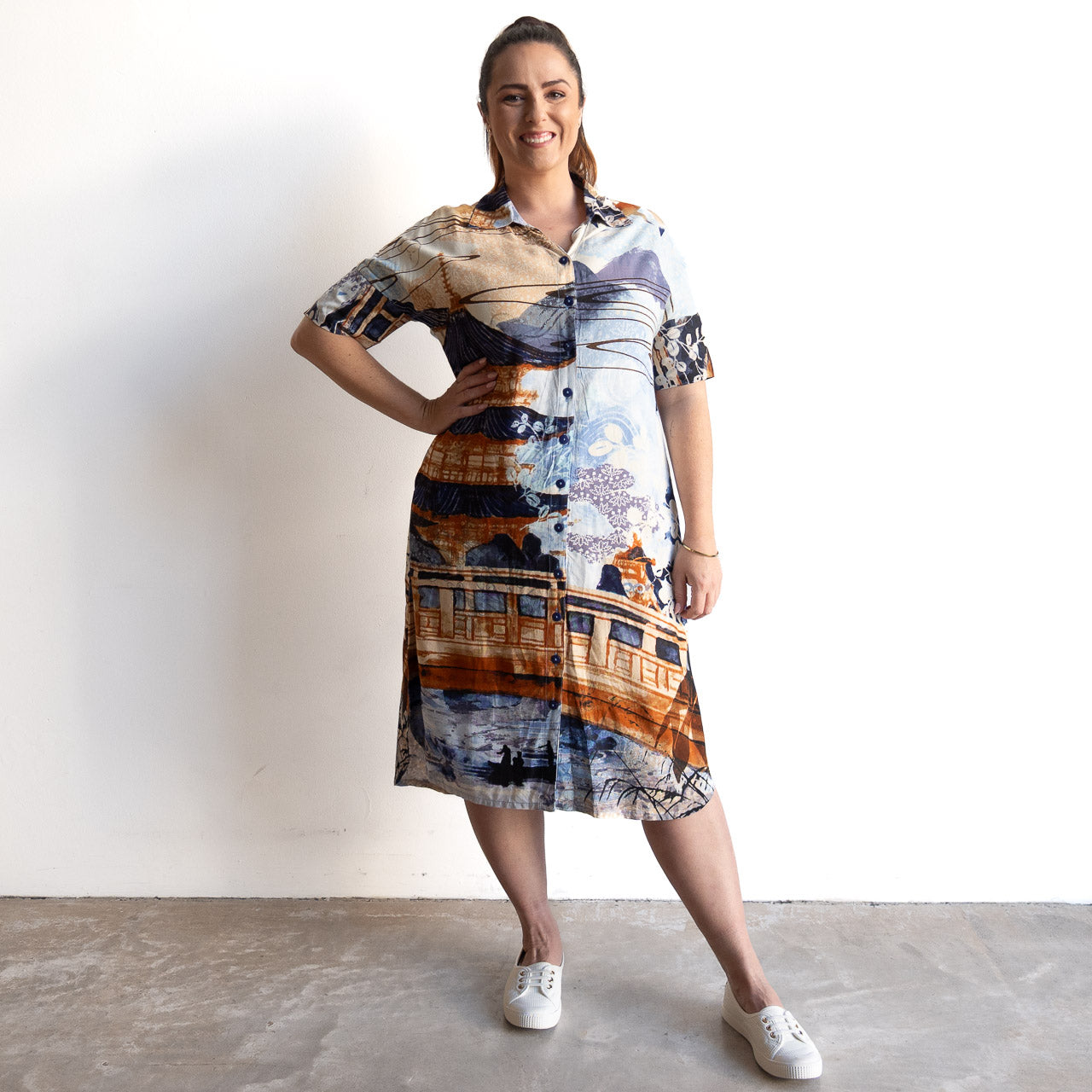Resort Shirt Dress - Nanjing - 61066