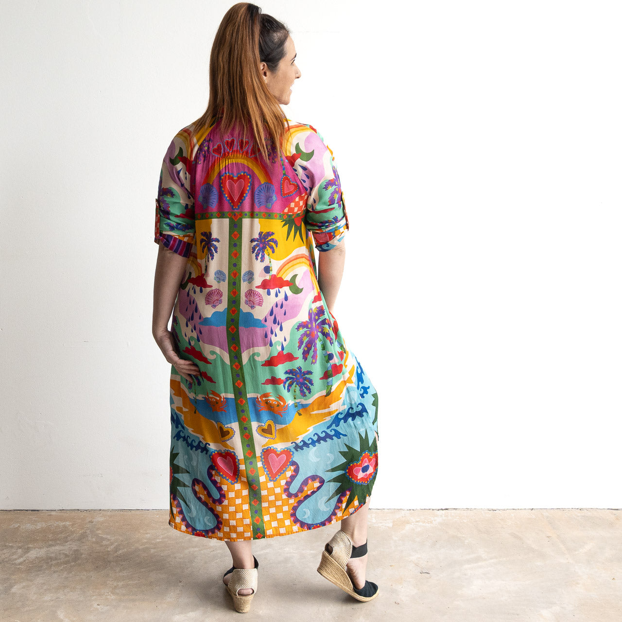 Resort Shirt Dress by Escape - Briana - 30128