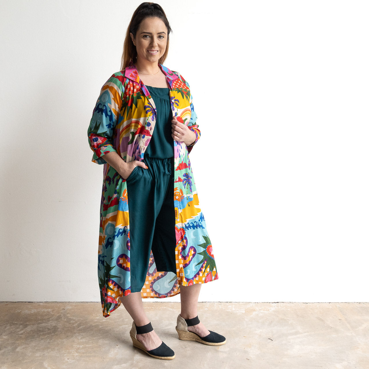 Resort Shirt Dress by Escape - Briana - 30128