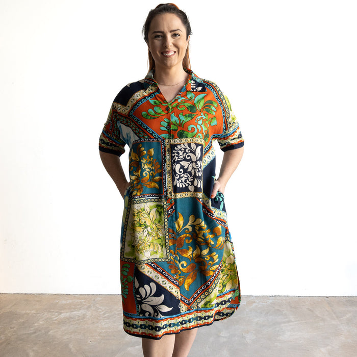 Resort Shirt Dress by Orientique Australia - Cabo Fria - 40206