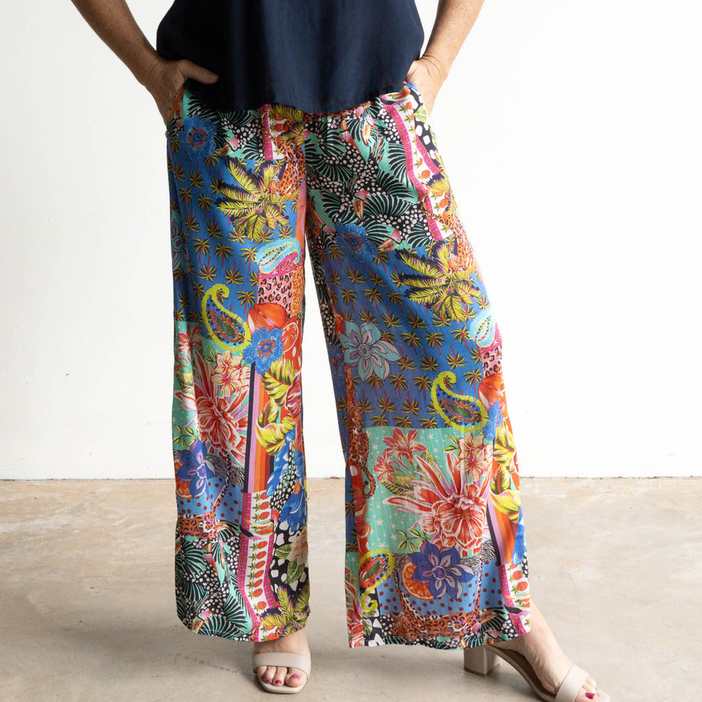 Resort Lounge Pant by Escape - Maeli Orange - 76053