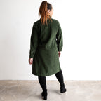 Retro Corduroy Pocket Tunic Dress by Orientique - 21485