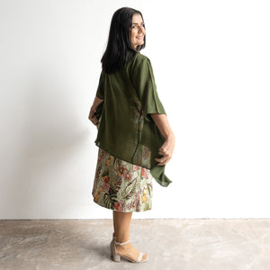 Retro Sundress by Orientique Australia - Lima Olive - 20110