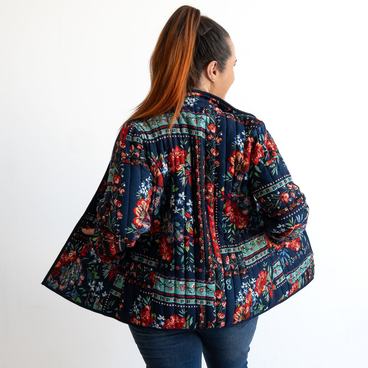 Reversible Quilted Coat by Orientique - Ivanova - 92136