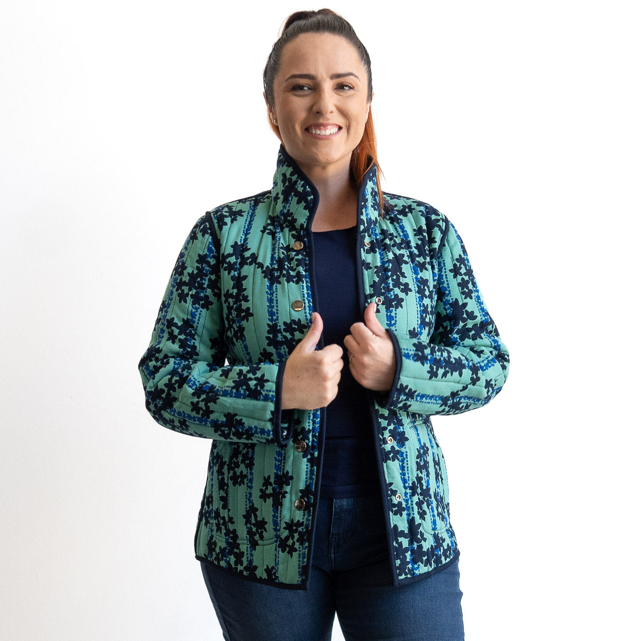 Reversible Quilted Coat by Orientique - Ivanova - 92136