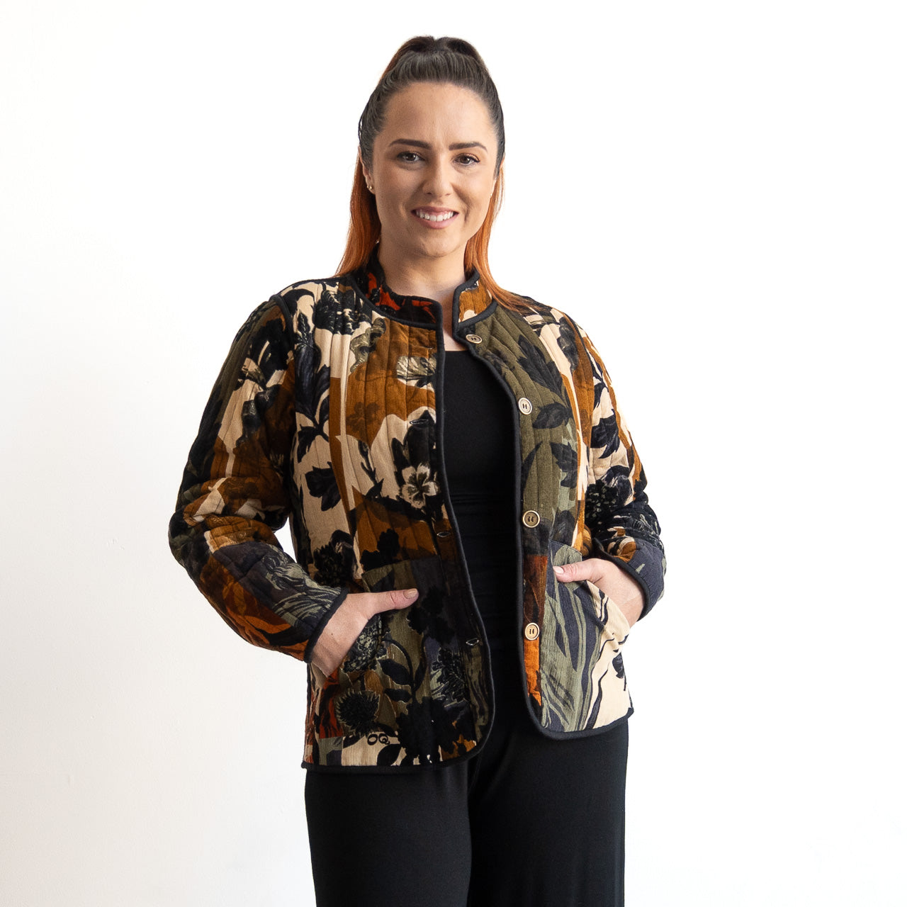 Reversible Quilted Jacket by Orientique - Dagomba - 32462