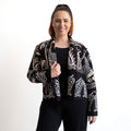 Reversible Quilted Crop Jacket by Orientique Australia - Indus - 42212