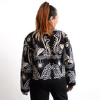 Reversible Quilted Crop Jacket by Orientique Australia - Indus - 42212