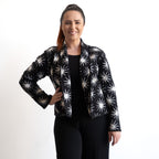Reversible Quilted Crop Jacket by Orientique Australia - Indus - 42212