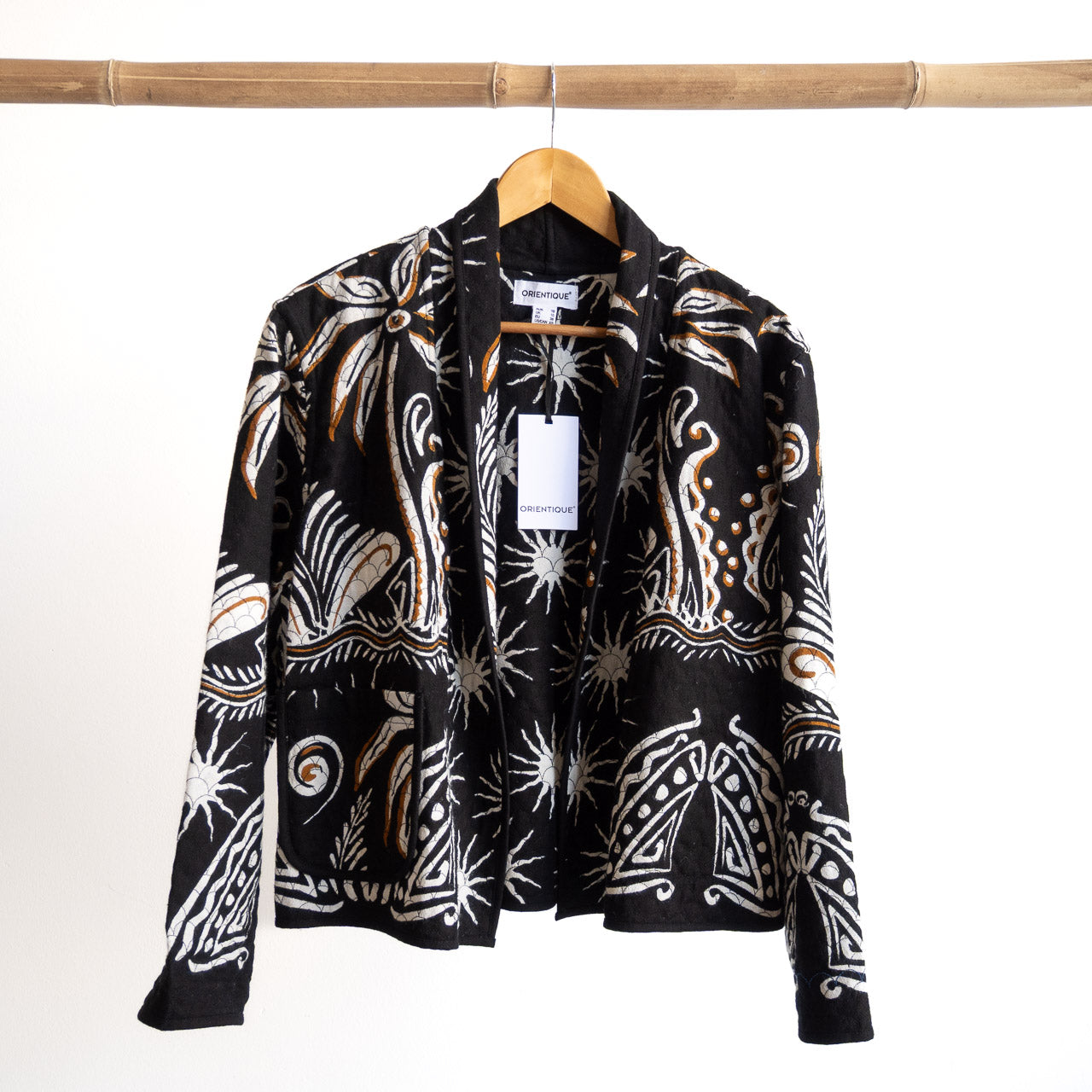 Reversible Quilted Crop Jacket by Orientique Australia - Indus - 42212