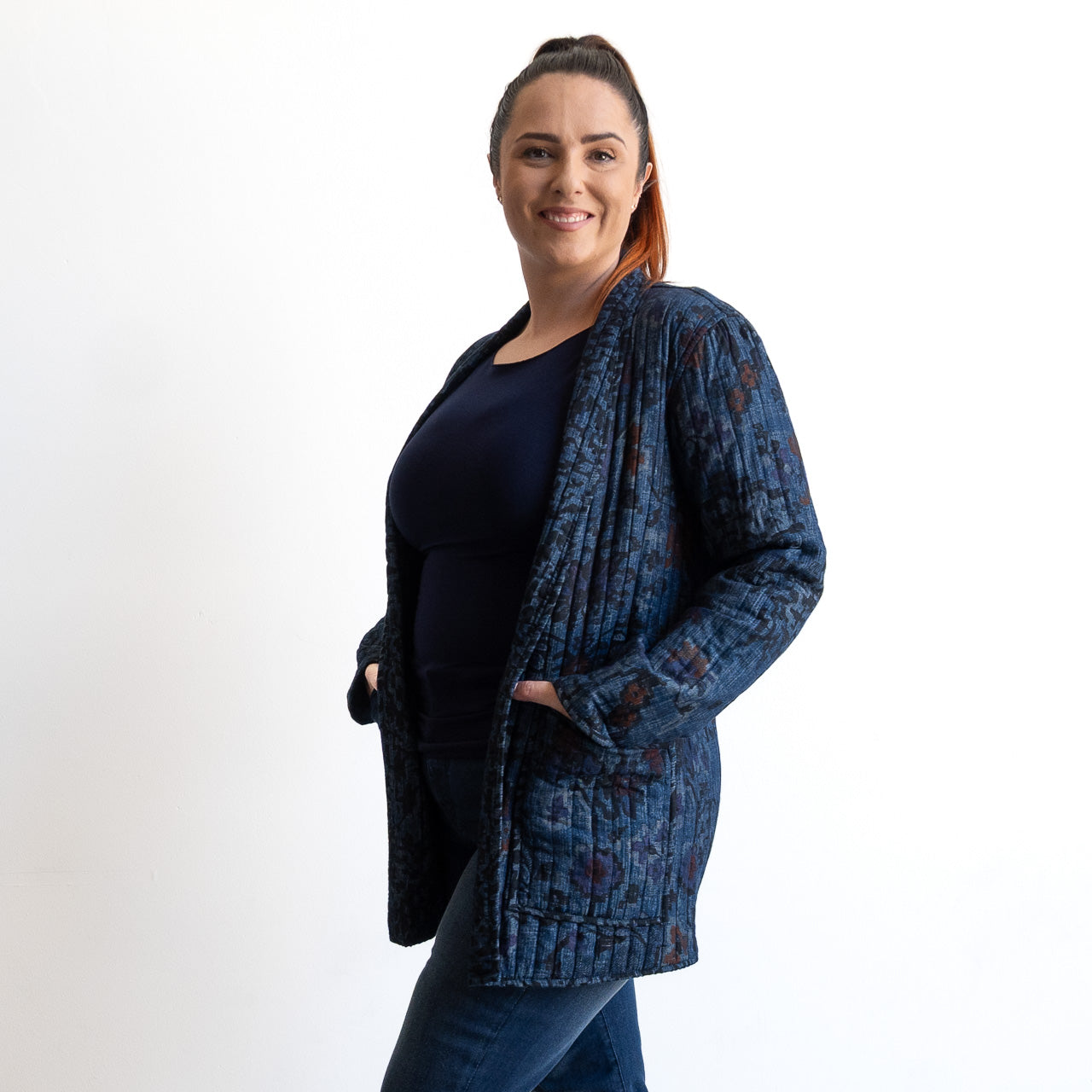 Reversible Quilted Jacket by Orientique - Tabriz - 23154