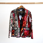 Reversible Quilted Press Stud Jacket by Orientique - Giza - 23102