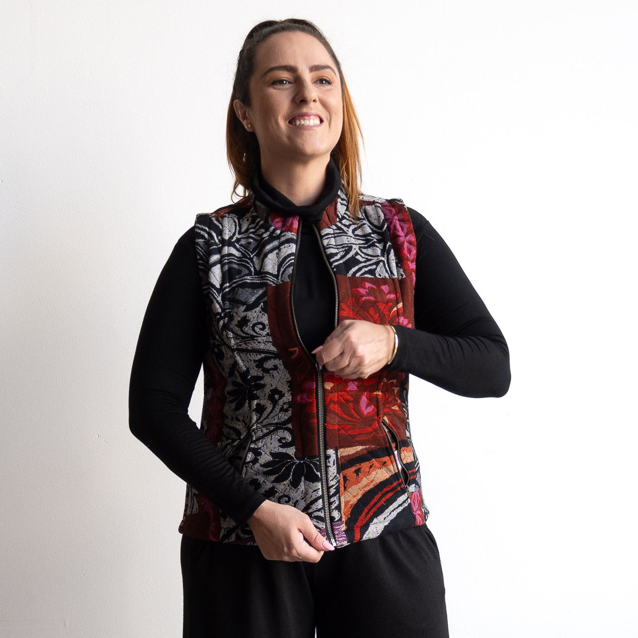 Reversible Quilted Vest by Orientique - Giza - 23101