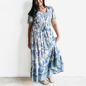 Classic Summer Maxi Dress by Orientique Australia - Rhodes - 81235 - 24-FitsBustupto140cm KOBOMO