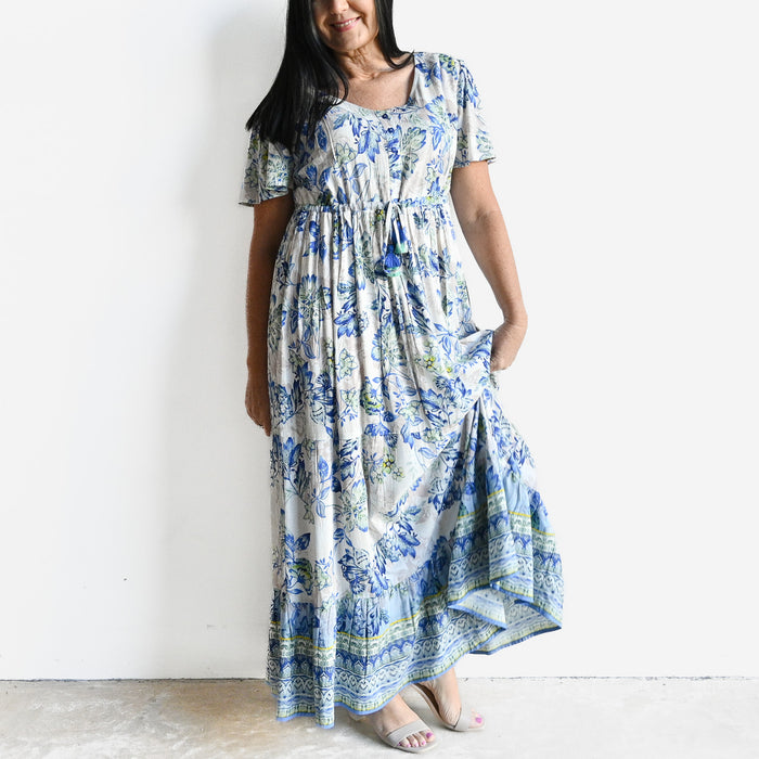Classic Summer Maxi Dress by Orientique Australia - Rhodes - 81235