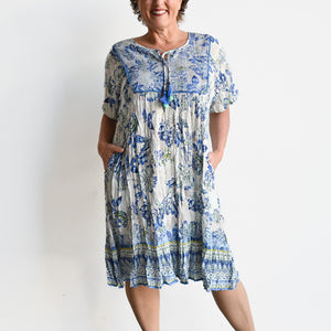Summer Breeze Smock Dress by Orientique Australia - Rhodes - 81229 -  KOBOMO