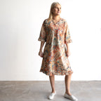 Ruffle Hem Shift Dress - Gordes - 21886