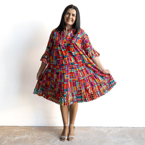 Ruffle Layer Dress by Orientique Australia - Peru - 71598