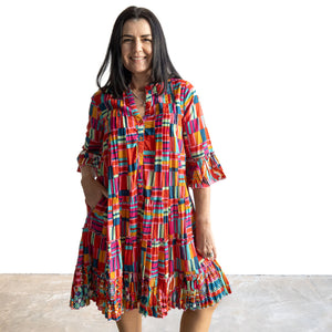 Ruffle Layer Dress by Orientique Australia - Peru - 71598