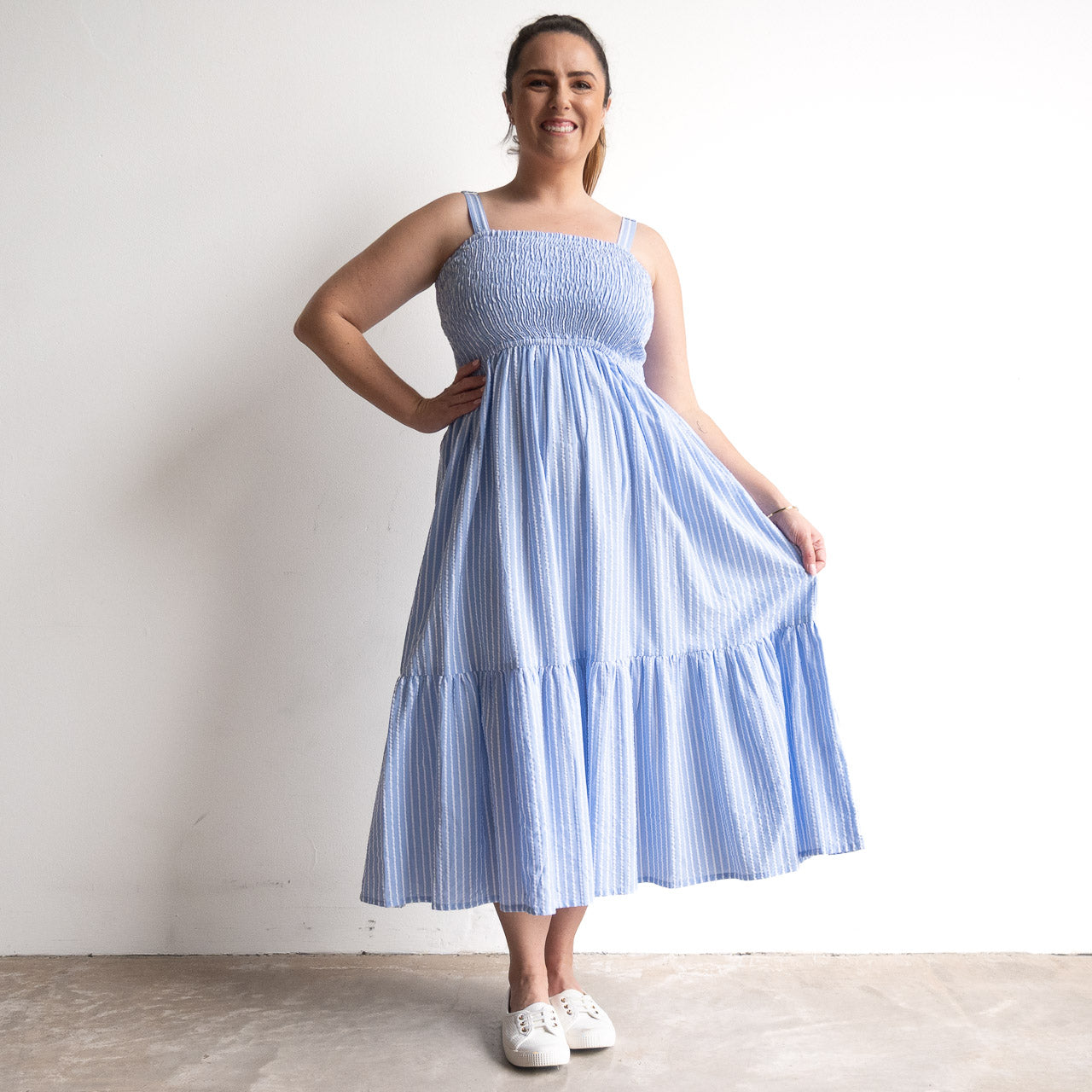 Seersucker Sundress - 40316