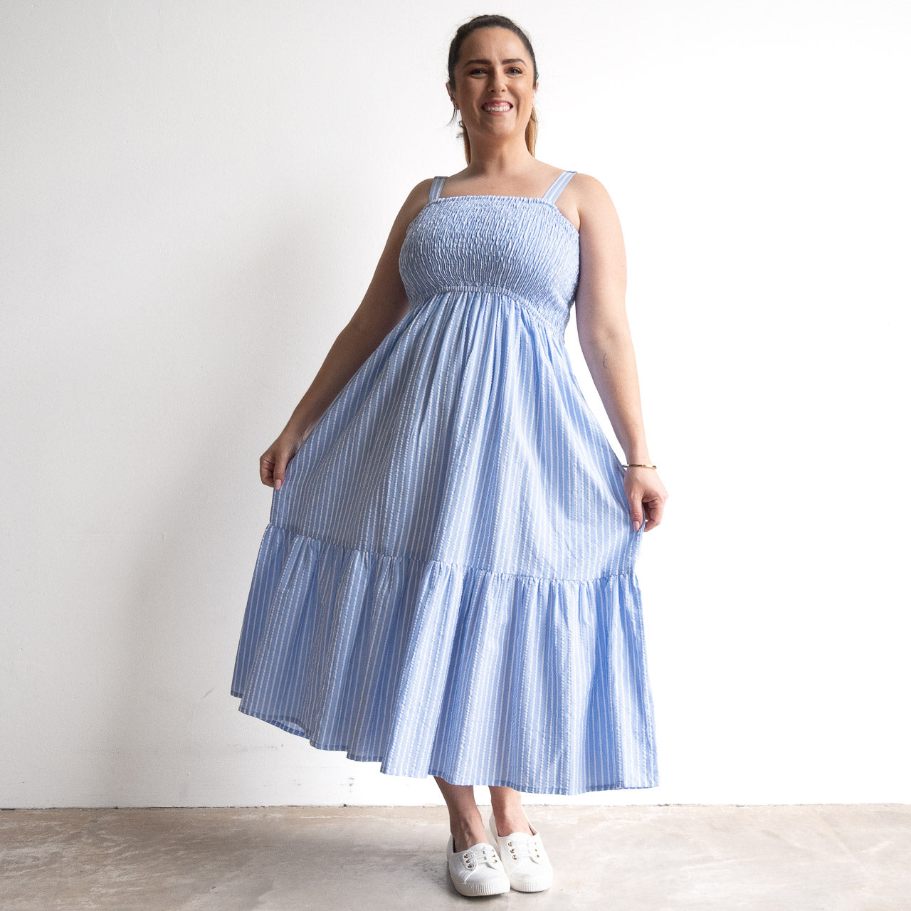 Seersucker Sundress - 40316