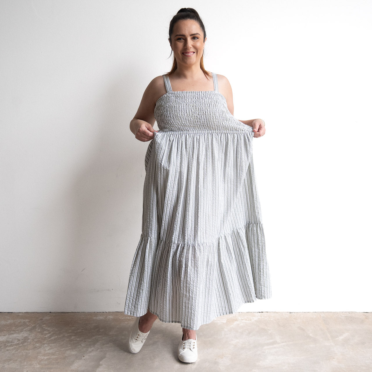 Seersucker Sundress - 40316