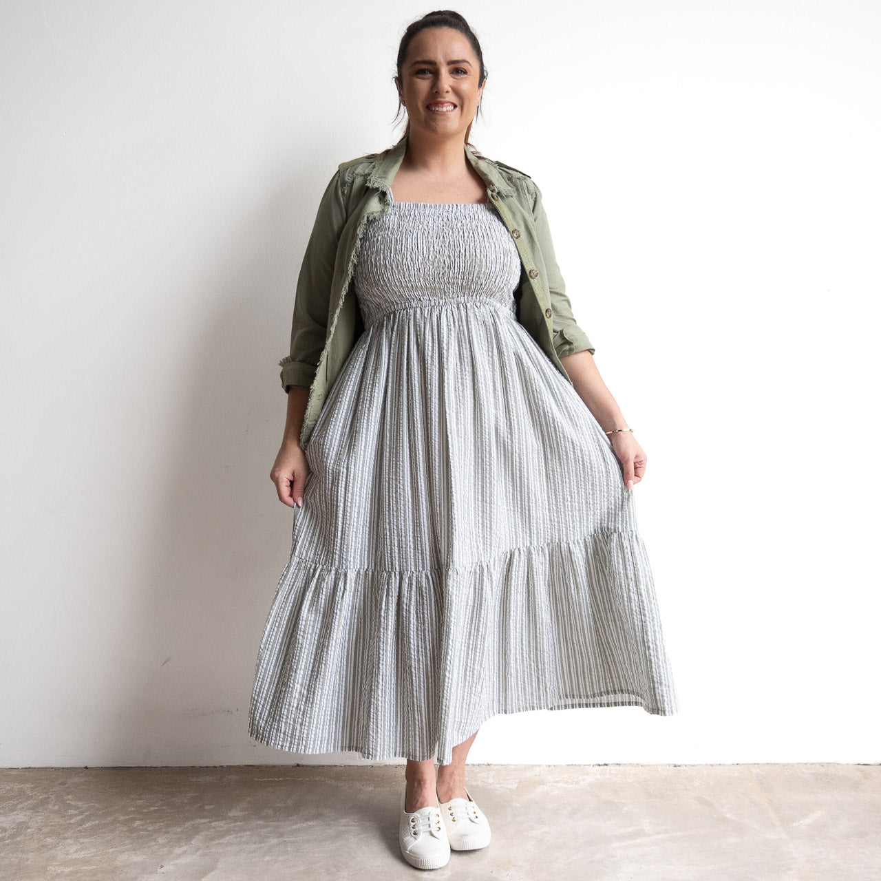 Seersucker Sundress - 40316