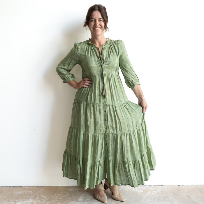 Shantung Lux Maxi Dress by Escape - 31022