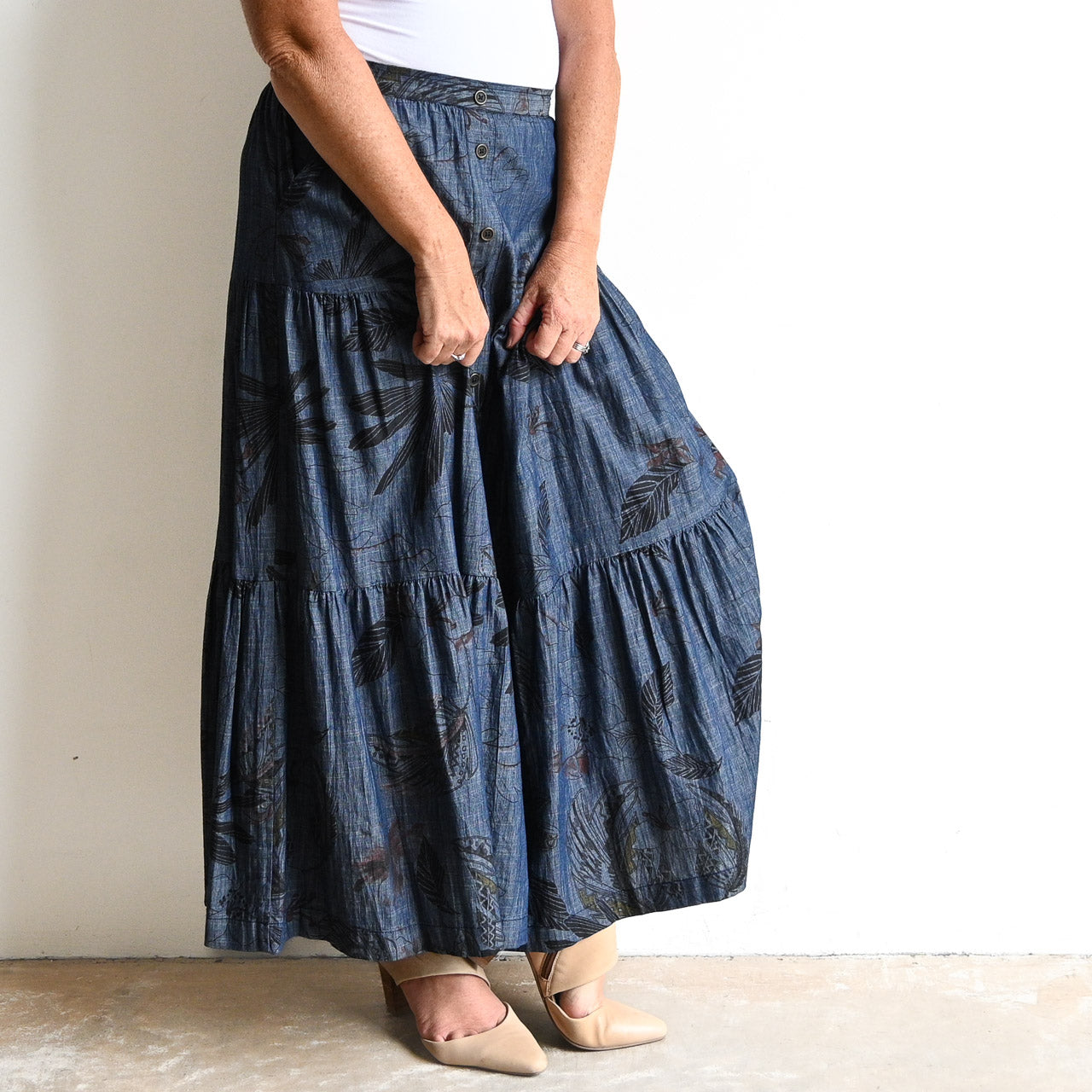 Buy Sunset Dream Pleated Midi Skirt - Sunset Stripe Fate and Becker for  Sale Online Australia | White & Co.
