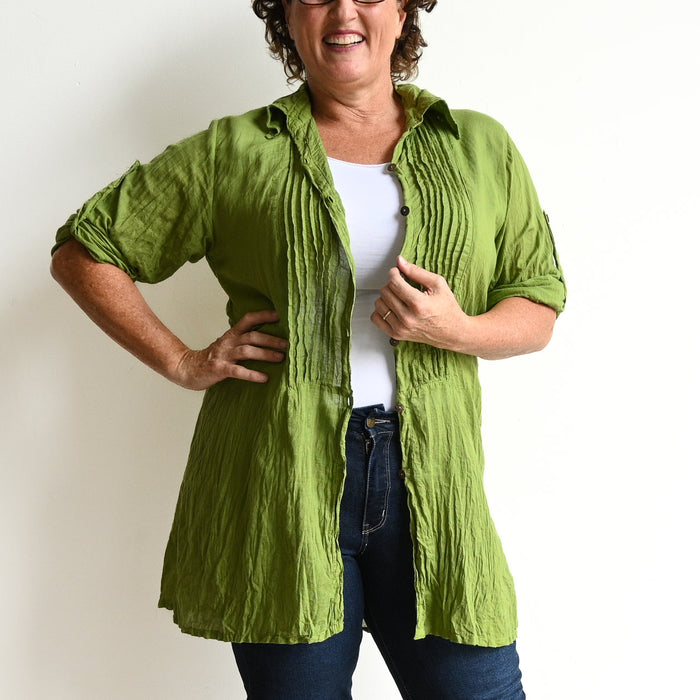 Shirtmaker Cotton Tunic Top