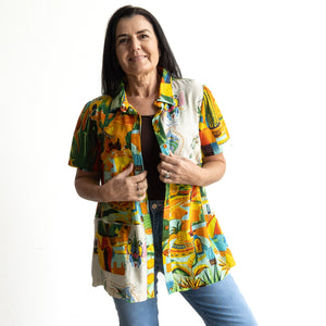 Short Sleeve Pocket Shirt by Orientique Australia - Guatemala - 32440