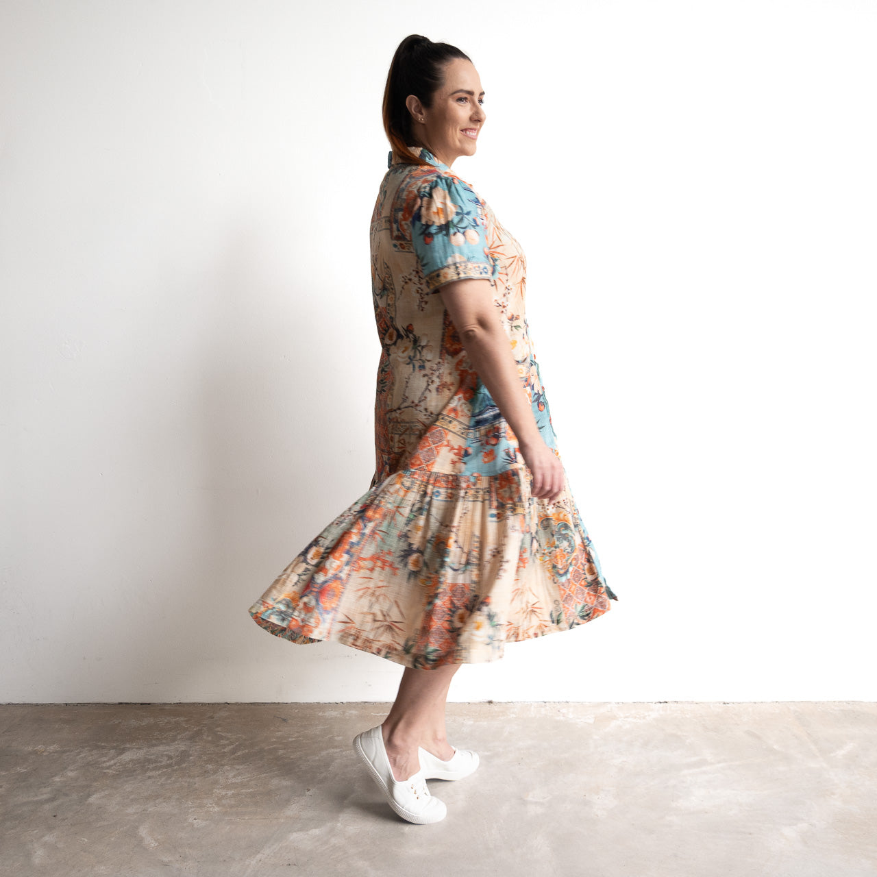 Short Sleeve Shirt Dress - Gordes - 21860
