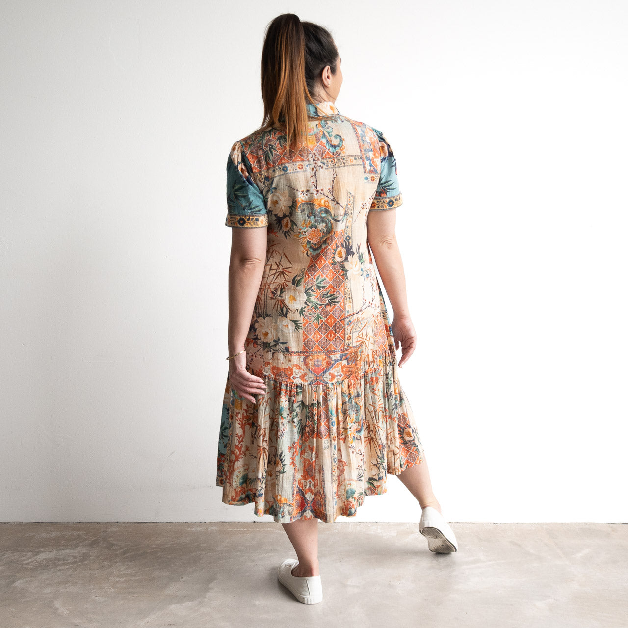 Short Sleeve Shirt Dress - Gordes - 21860