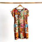 Short Sleeve Tunic Dress - Perpignan - 71007