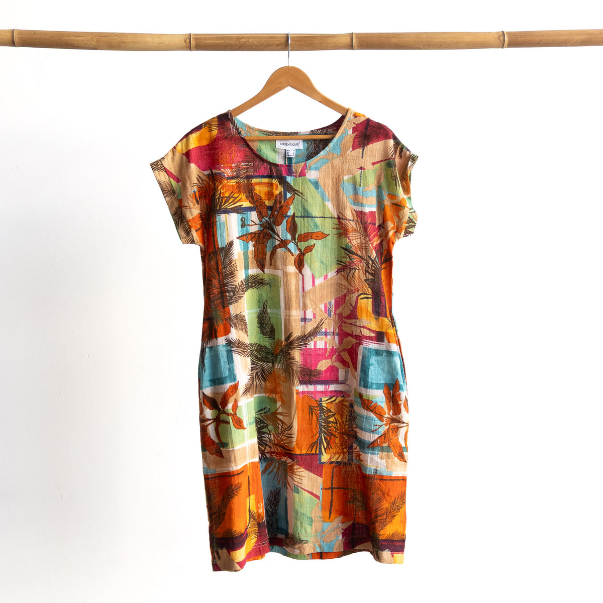Short Sleeve Tunic Dress - Perpignan - 71007