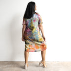 Silky Shift Dress by Orientique Australia - Scenic - 71604