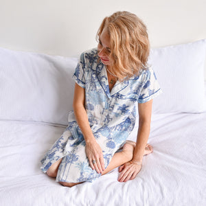 Sleep Shirt Nightie by Victoria's Dream - Tropical - 32262 -  KOBOMO