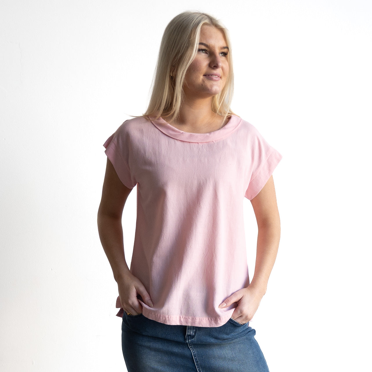 Soft Fold Neckline Top - 62844