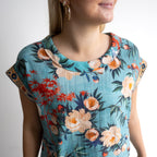 Soft Fold Neckline Top - Gordes - 23170