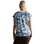 Soft Fold Neckline Top - Nanjing - 62839