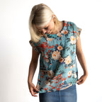 Soft Fold Neckline Top - Gordes - 23170