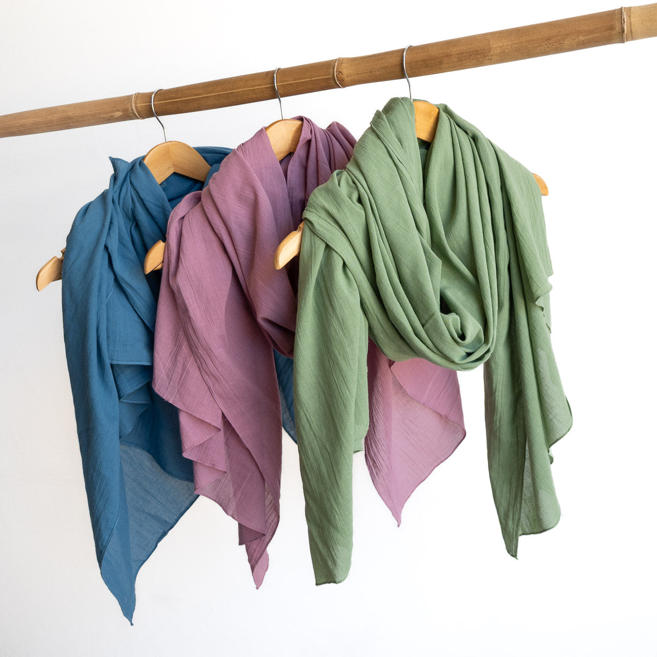 Soft As A Cloud Cotton Scarf Wrap - KOBOMO