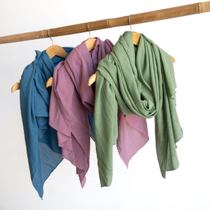 Soft As A Cloud Cotton Scarf Wrap