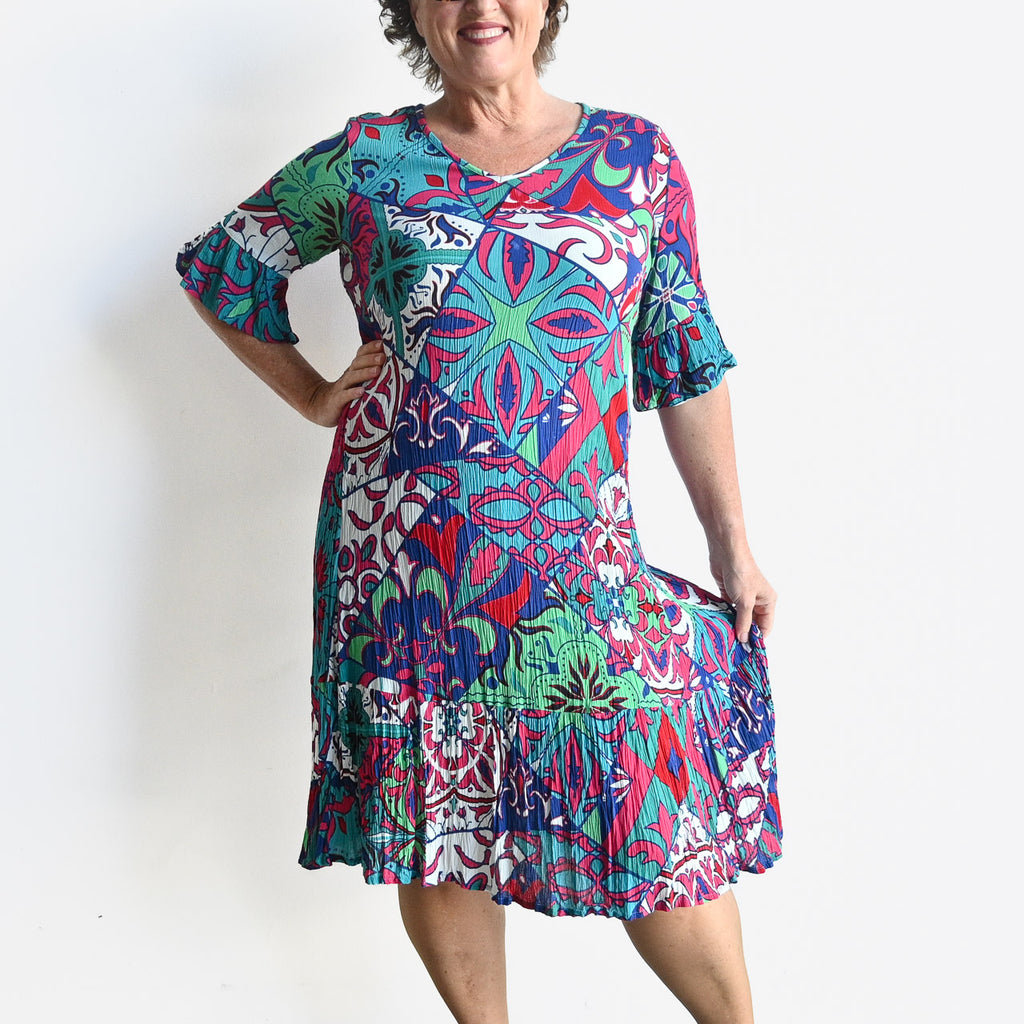 Somewhere Better Later Dress - Scandi Retro - 24-FitsBustupto135cm KOBOMO