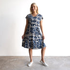 Statement A-line Knit Dress - Monaco - 21858