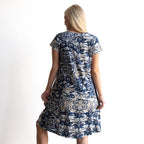 Statement A-line Knit Dress - Monaco - 21858