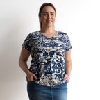 Statement Knit T-shirt - Monaco - 23169