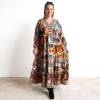 Statement Maxi Dress by Escape - Chateau Eza - 31073