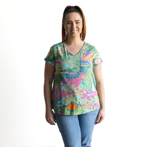 Statement T-Shirt by Orientique Australia - Santa Cruz - 23086